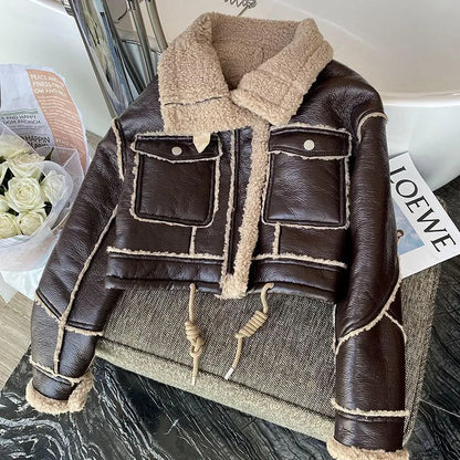 Leren Jas Winter Warm en Stijlvol