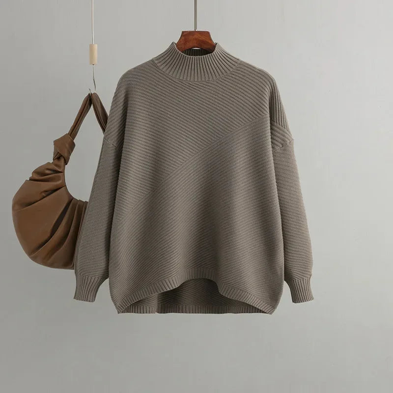 Gebreide Vintage Trui voor Vrouwen