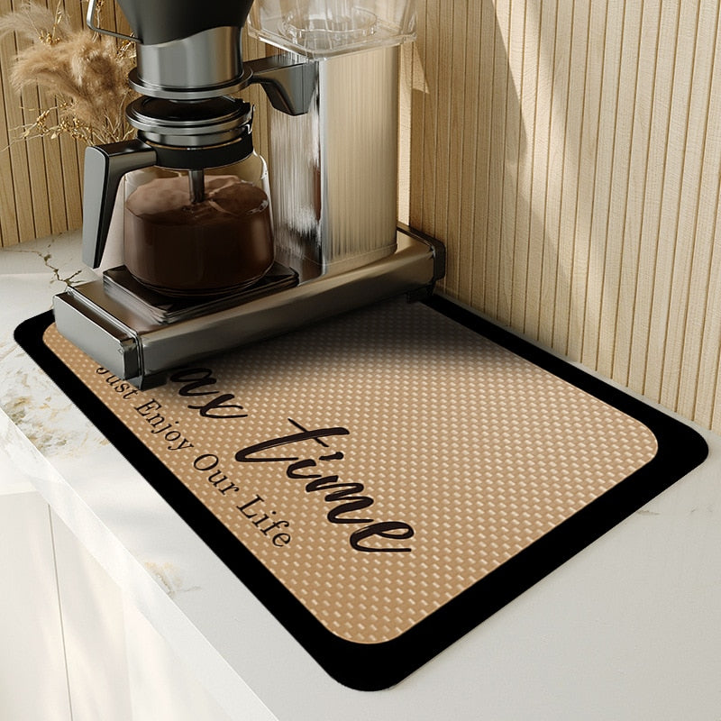 Afdruipmat Antislip Superabsorberend voor Keuken en Badkamer