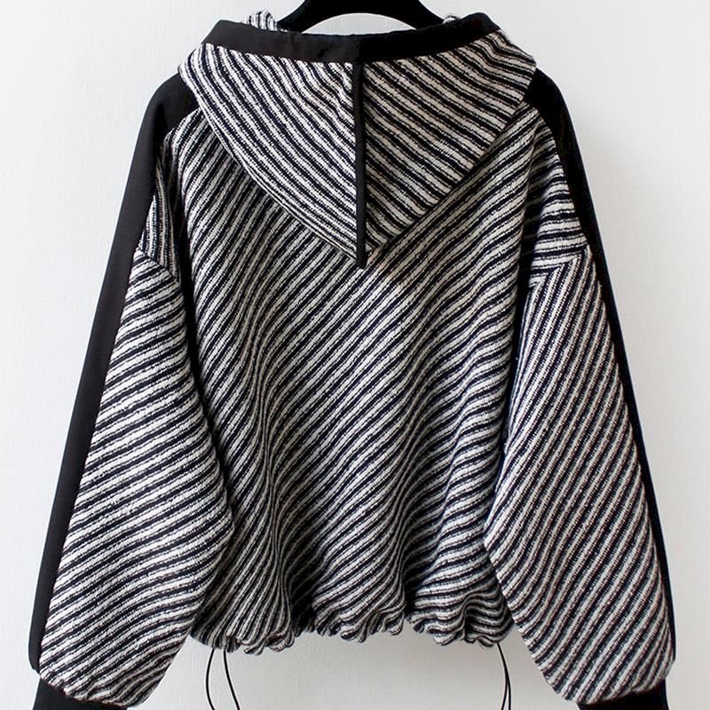Gestreepte Hoodie Faye voor Dames