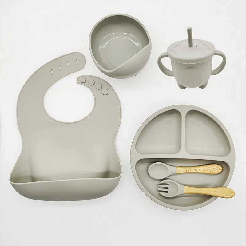 Silicone Baby Eetset Zacht en Veilig