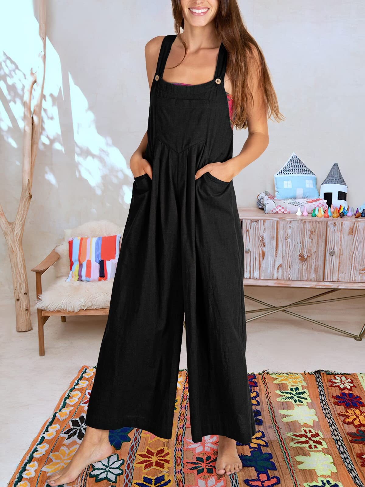 Mouwloze Jumpsuit Dames Zomerkleding