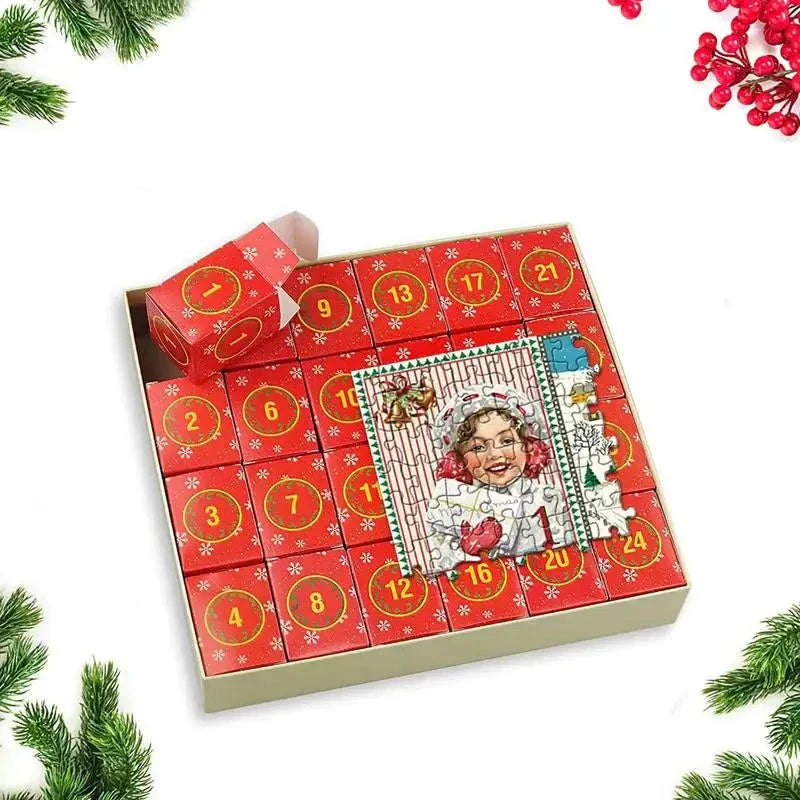 Kerstpuzzel Adventskalender 24 Dagen