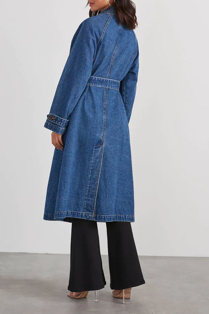 Blauwe Denim Jas voor Dames