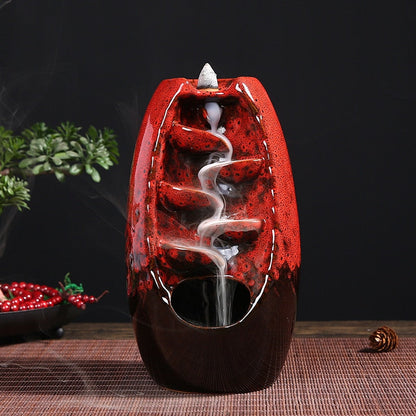Wierook Houder Decoratief Houten Waterval Design