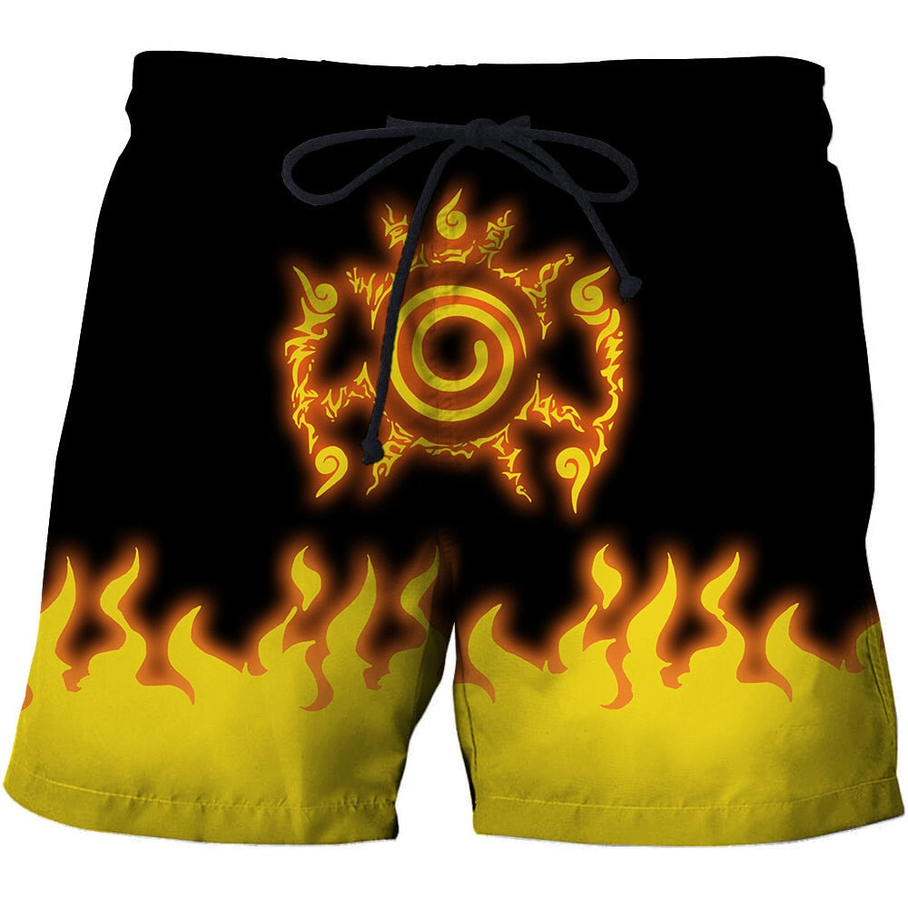 Heren Zwemshort Zwart Stoer Uniek Design