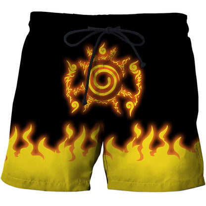 Heren Zwemshort Zwart Stoer Uniek Design