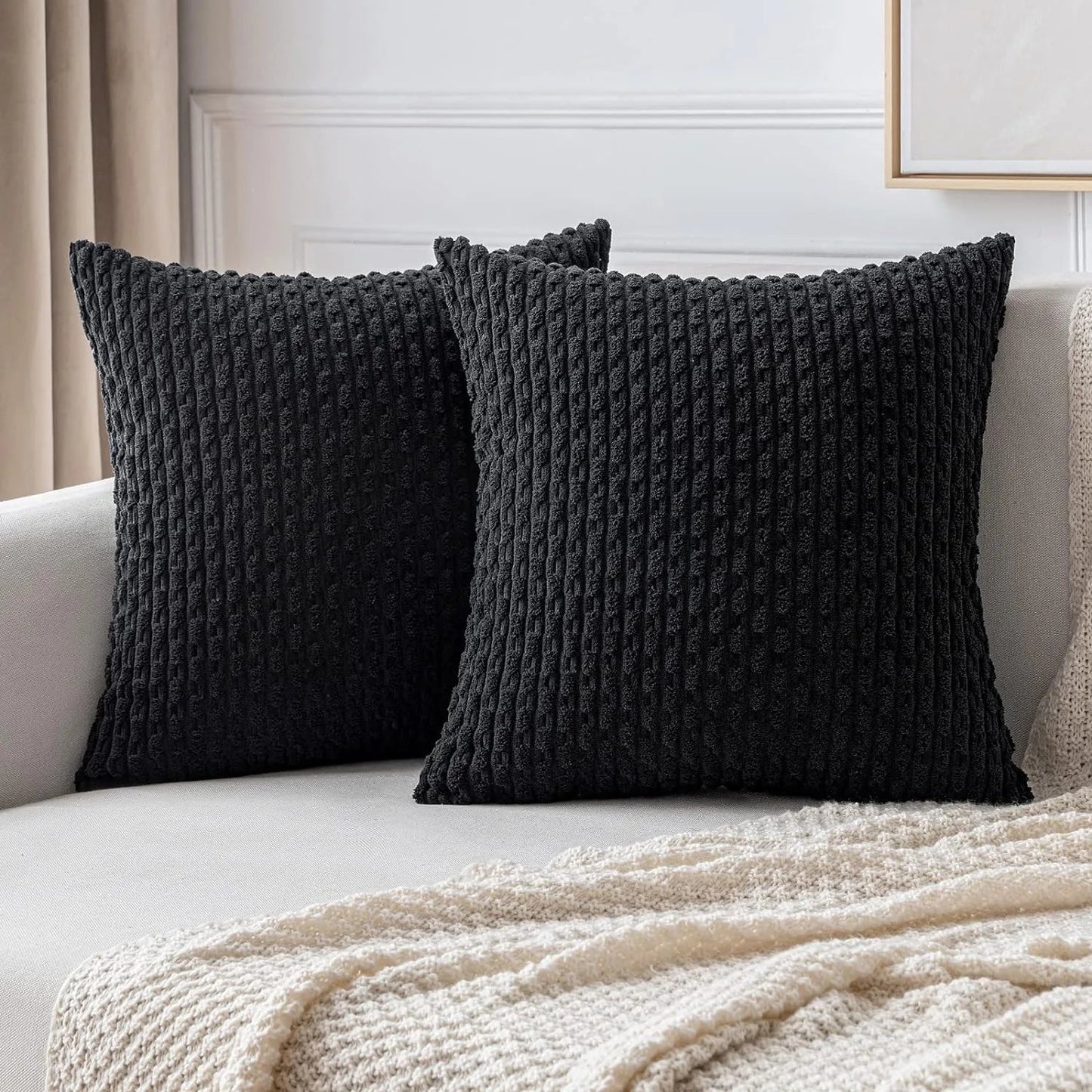 Kussenhoezen Velours Boho Stijl Corduroy