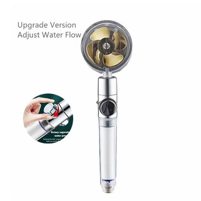 Douchekop Waterbesparend met 360° Rotatie AquaTurbo