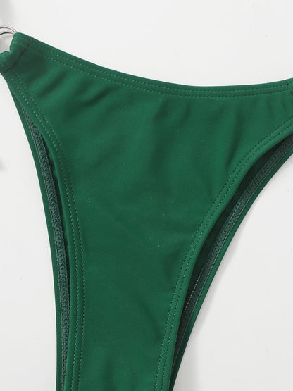 Dames Bikini Criss Cross Stijlvol Zwart Strandkleding