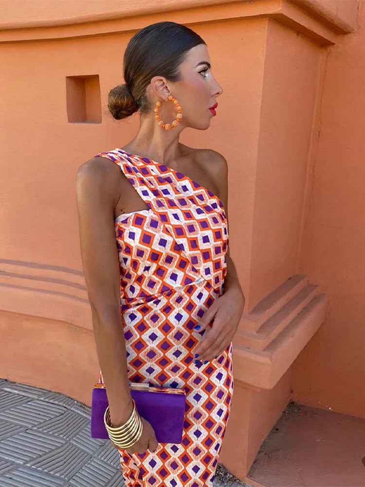 Dames Midi-jurk Elegant Model