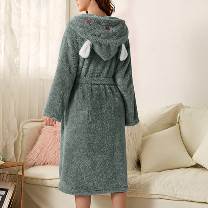 Zachte Badjas voor Vrouwen Warm en Comfortabel