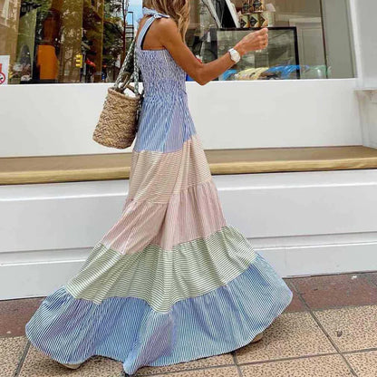Boheemse Maxi Jurk Zomerjurk Vrouw