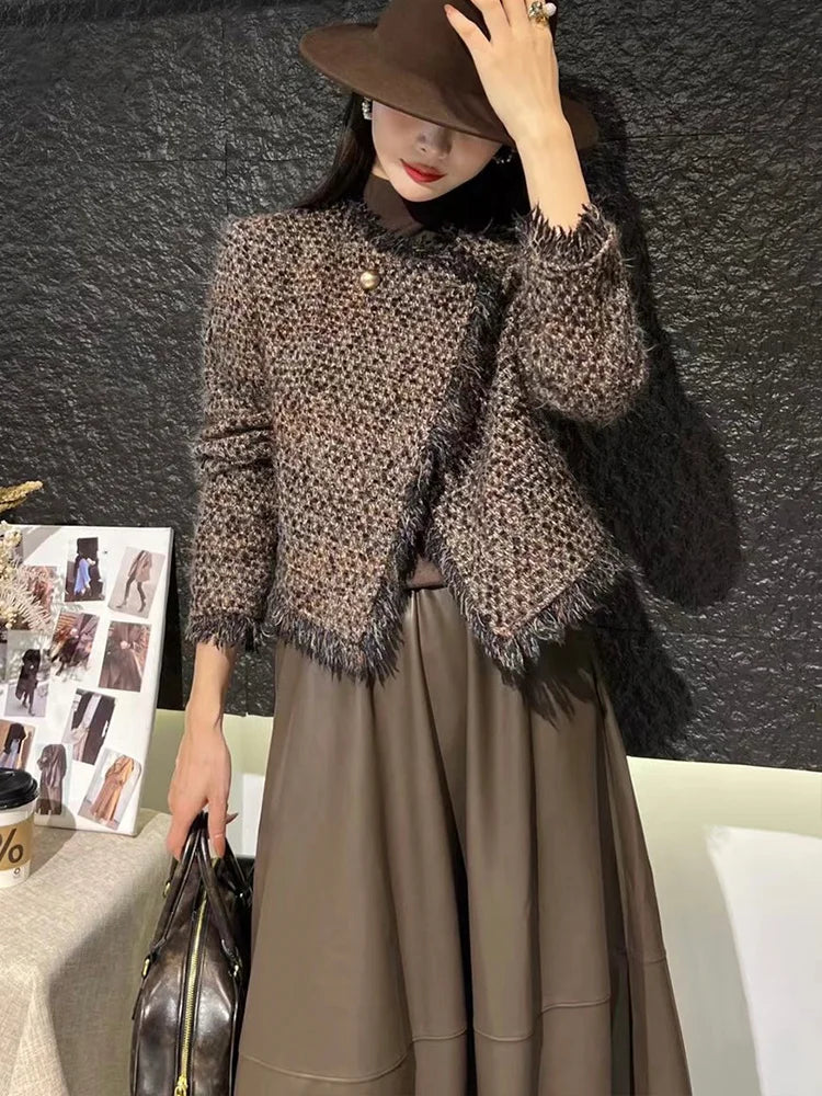 Vintage Mode Jas voor Dames Uniek Design