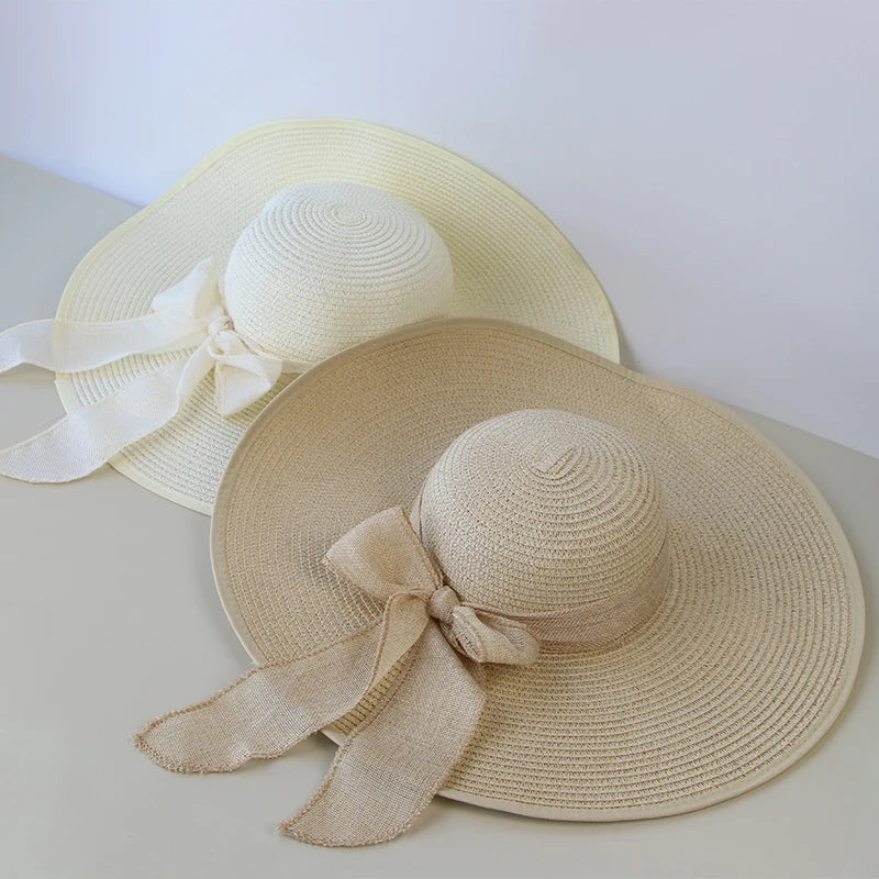 Cappello Estivo Floppy Panama da Donna con Fiocco | Cappelli Donna Eleganti-4