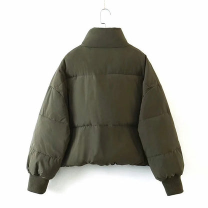 Dames Puffer Jas Lichtgewicht Warme Parka