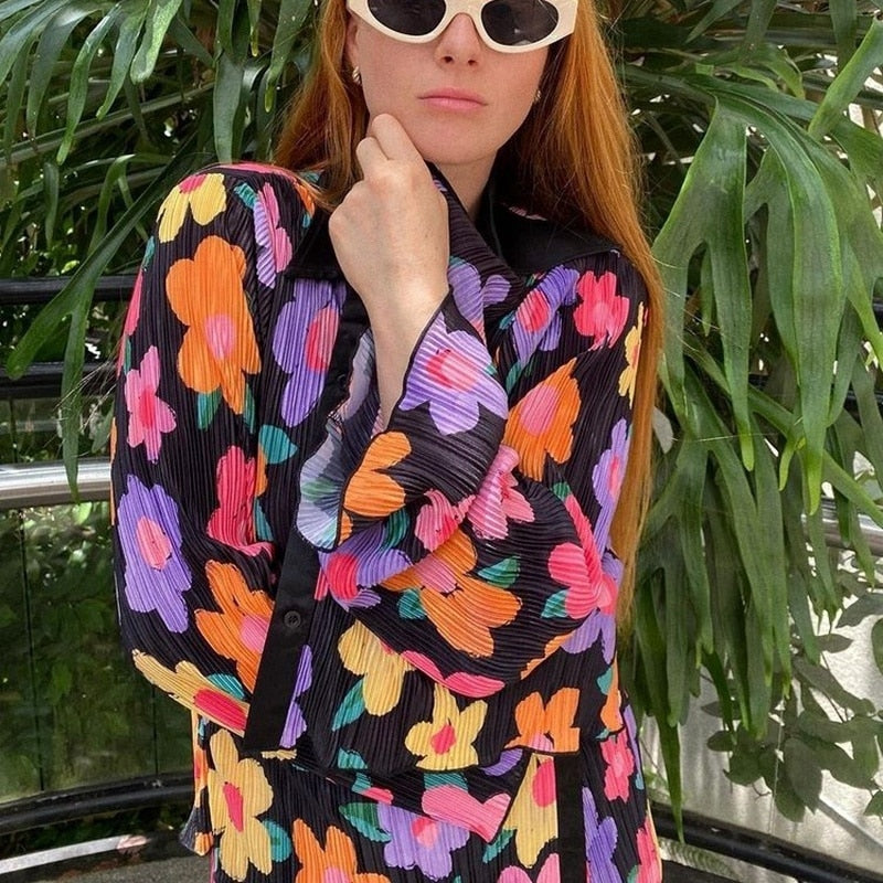 Bloemen Jurk Floral Vrouwelijke Zomeroutfit