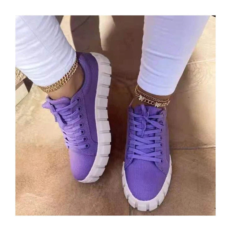 Dames Sportschoenen met Steunzool Comfortabel Looppas