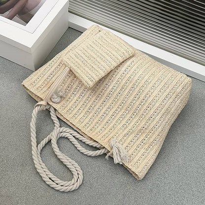 Chura | Borsa in Paglia Elegante e Versatile per Ogni Occasione-4