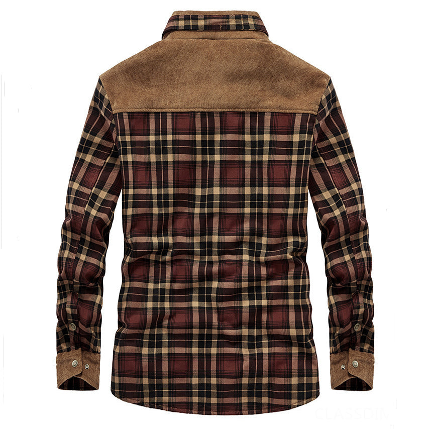 Heren Winterjas Warm en Waterdicht met Fleecevoering