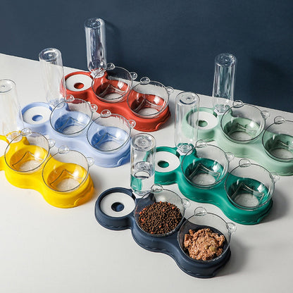 Kattenvoerbak 3-in-1 Handig en Praktisch voor Katten - Mode Vibes