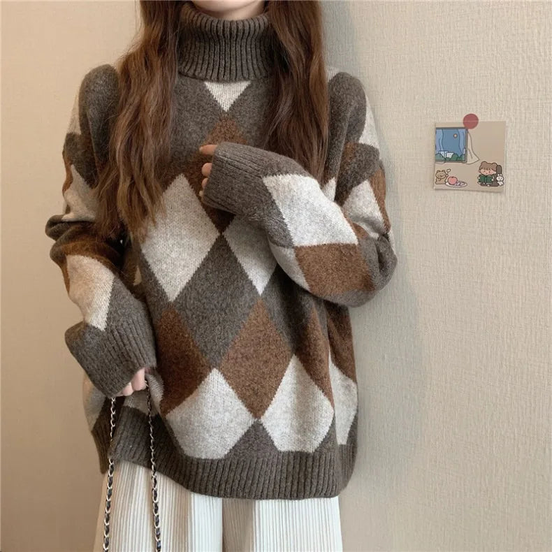 Vrouwentrui Corinna - Zachte Kasjmier Look Trui - Mode Vibes
