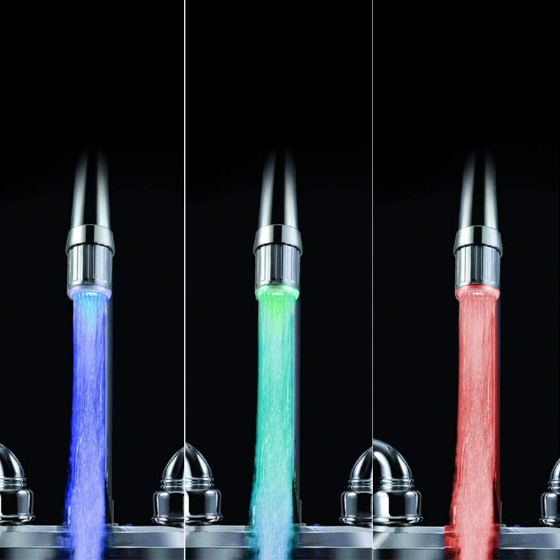 Kleurrijke LED Waterkraan Met Verlichting AquaGlow