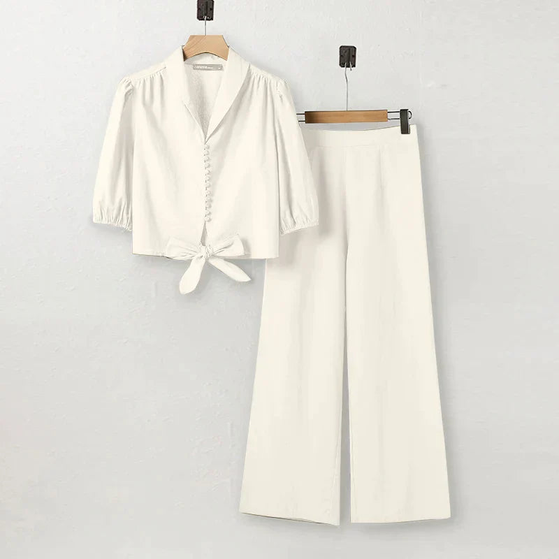 Vrouwelijke Mode Set Stijlvol en Elegaat