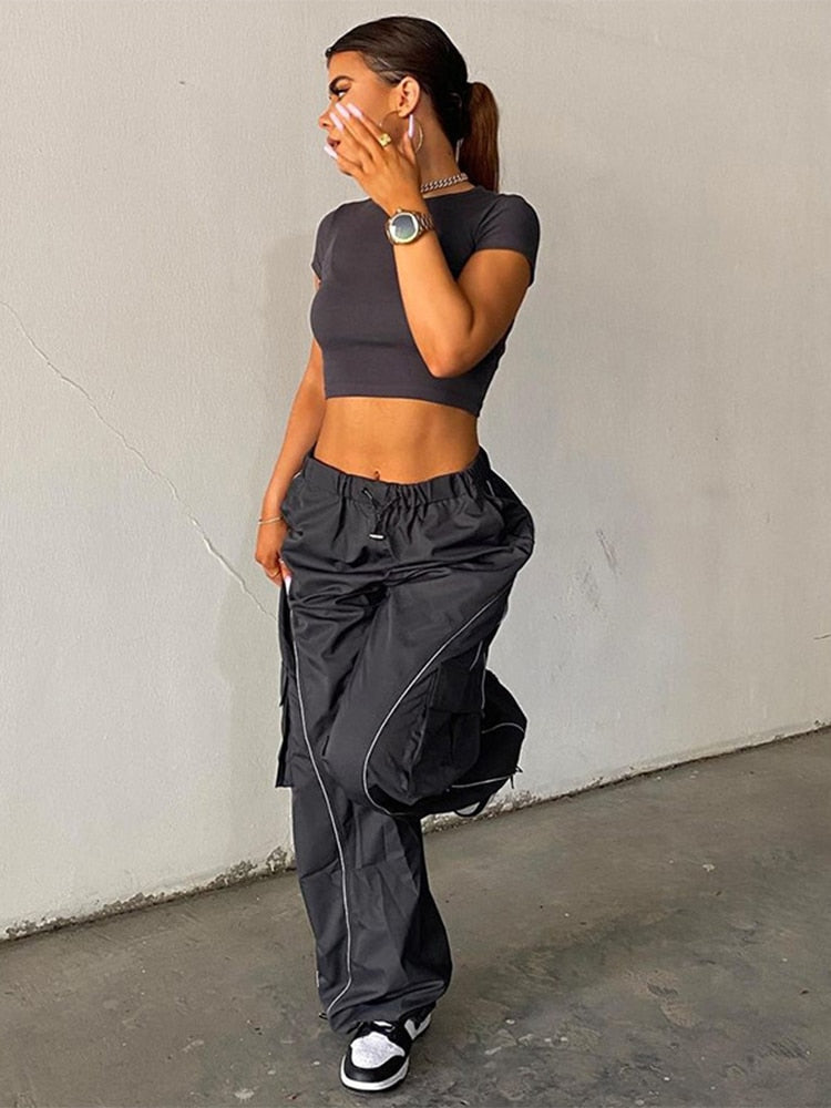 Losse Baggy Broek Streetwear Stijl Uniek Design