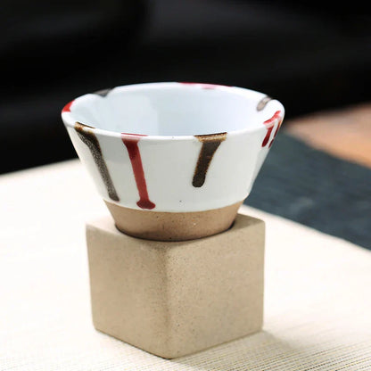 Handgemaakte Japanse Koffie- en Theekop Ceramiek Zen Stijl