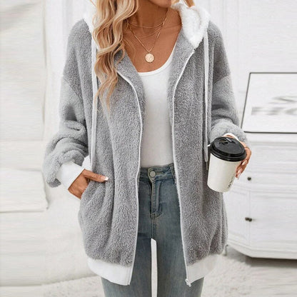 Dames Trui Lange Mouwen Capuchon Warm en Comfortabel