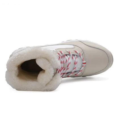 Witte Snowboots Plateau Fina Sneeuwlaarzen Voor Vrouw