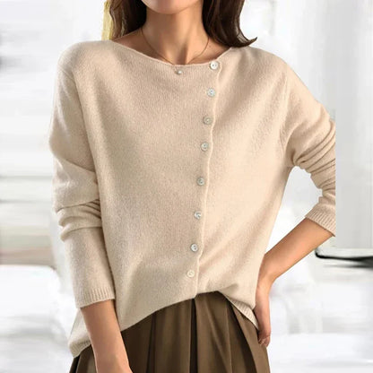 Stijlvolle Sweater met Knoopsluiting voor Vrouw