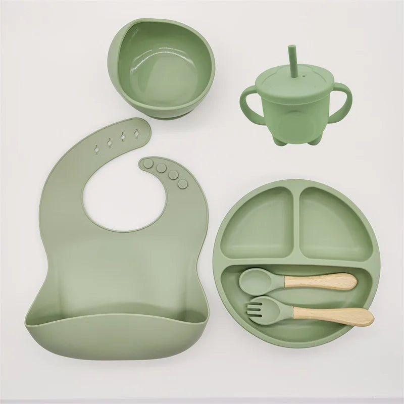 Silicone Baby Eetset Zacht en Veilig
