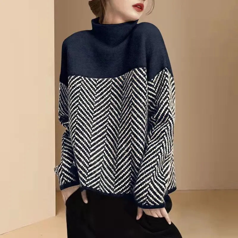 Dames Gebreide Trui Zacht Warme Stof - Mode Vibes