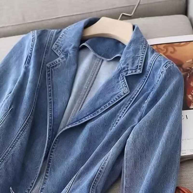 Denim Blazer Modern voor Dames