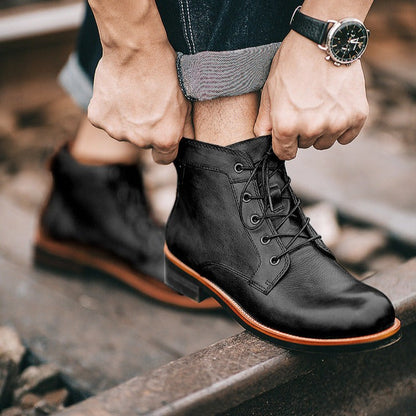 Leren Herenlaarzen Chic en Stijlvol