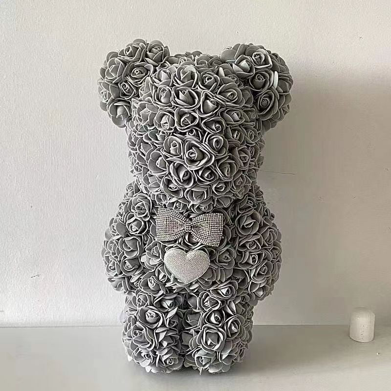 Valentijnsdag Teddybeer met Rozen