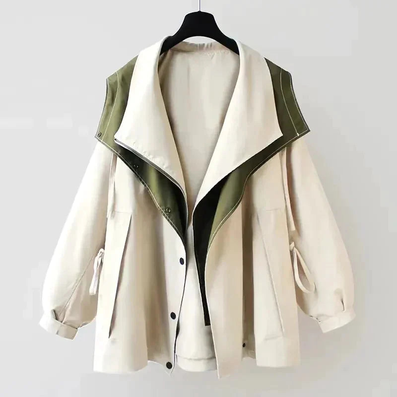 Damesjack Estelle Elegant Kort Model Leer