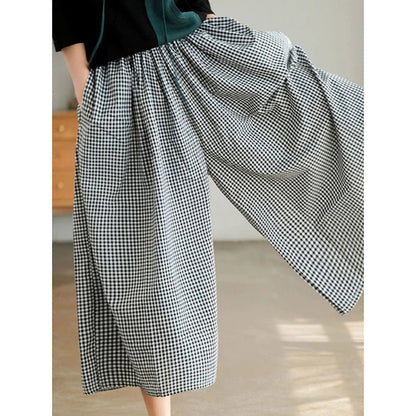 ZomerGloed Elegante Ruitbroek
