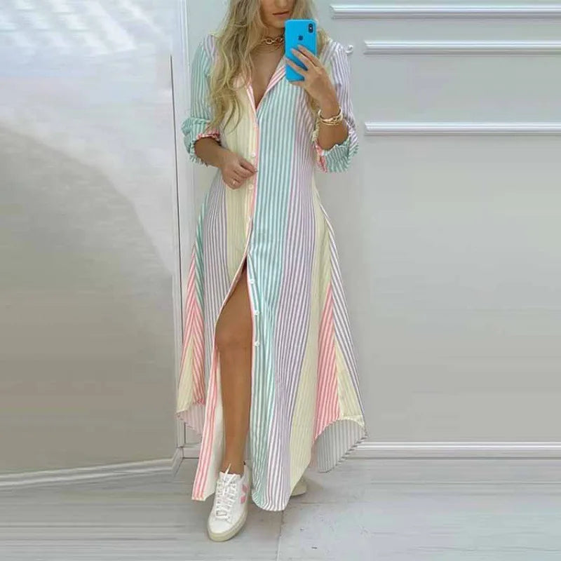 Vrouwelijke Bedrukte Jurk Casual Kleding