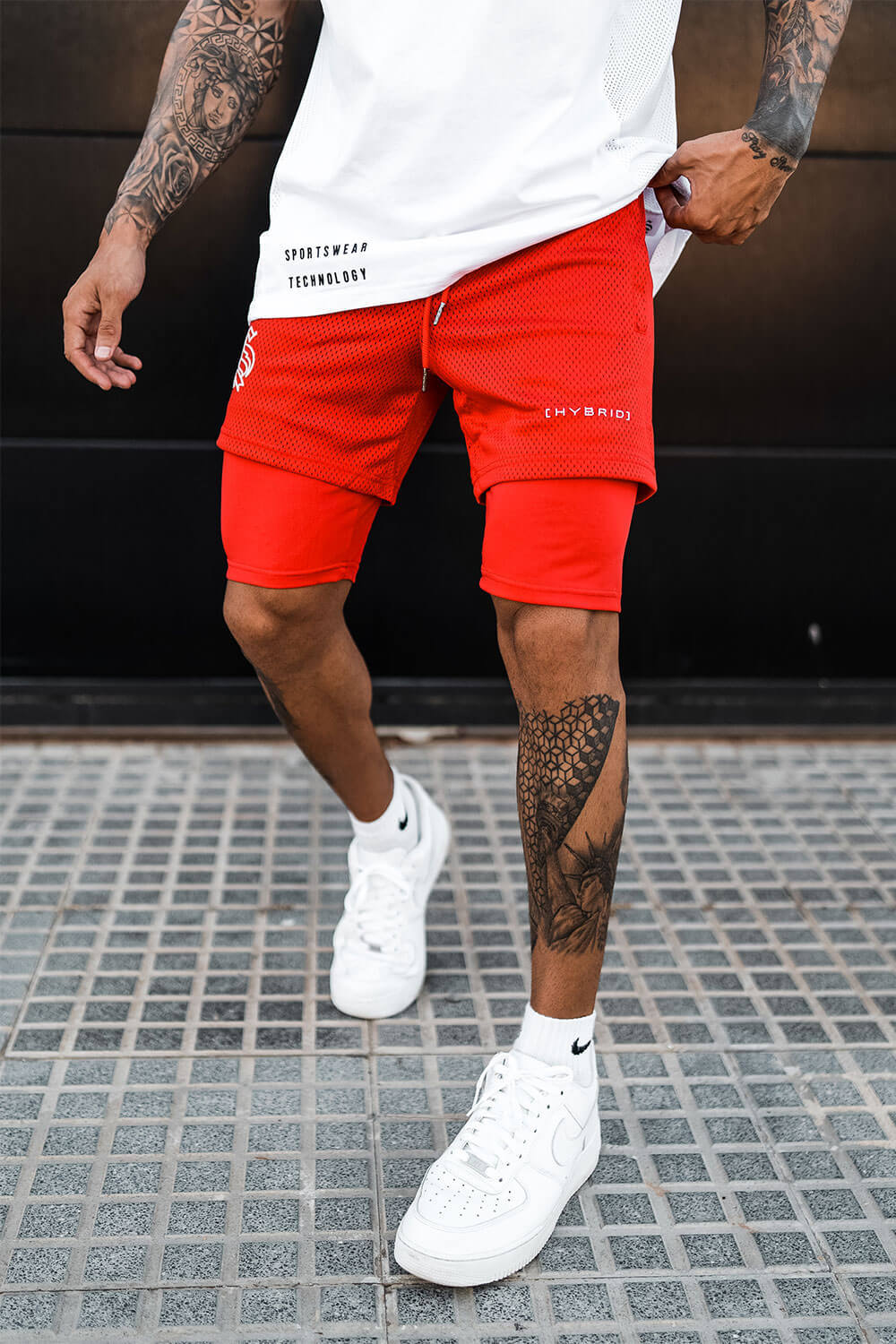 Herensport Shorts 2-in-1 voor Fitness en Running