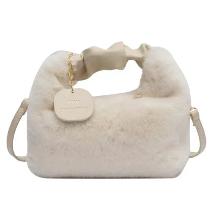 Dames Faux Fur Schoudertas Kunstbont