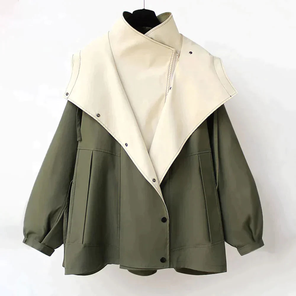 Damesjack Estelle Elegant Kort Model Leer