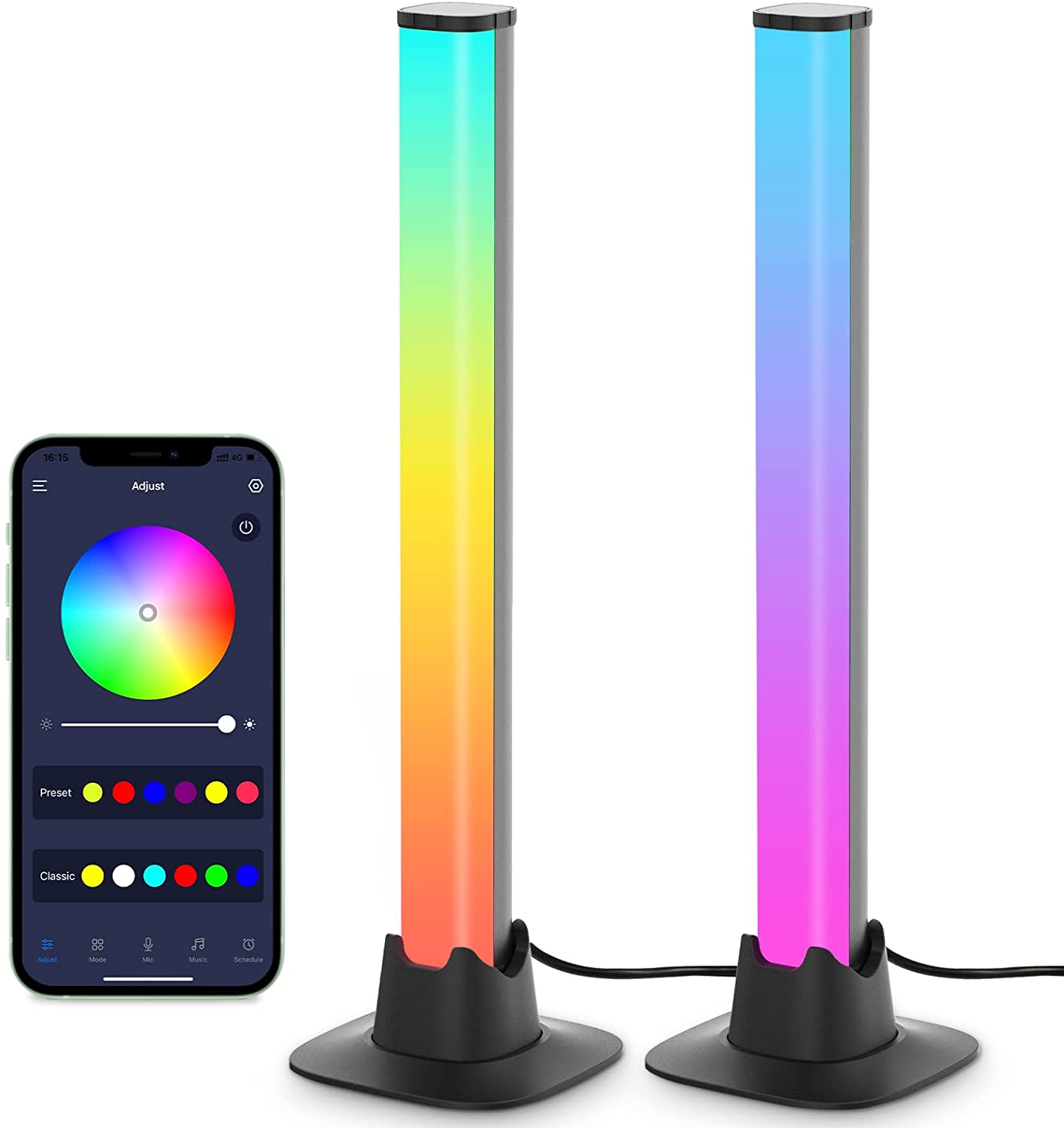 LED Lichtbalken met Muzieksynchronisatie voor Thuis