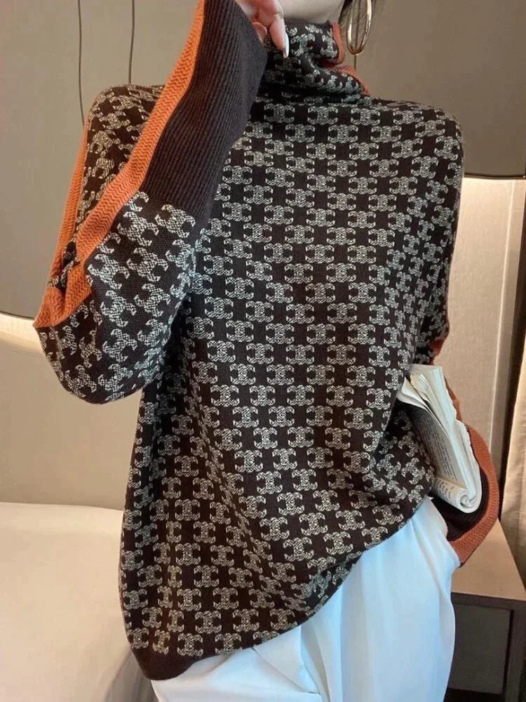 Vrouwelijke Coltrui Trui Georgina Stijl