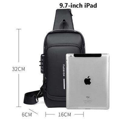 Herentas Crossbody Bag Praktisch en Stijlvol