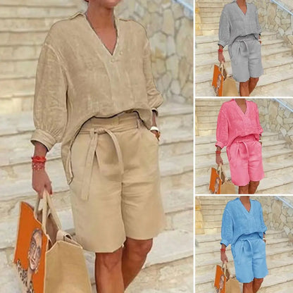 Stijlvolle Lente Tweedelige Set van Luxe Comfort