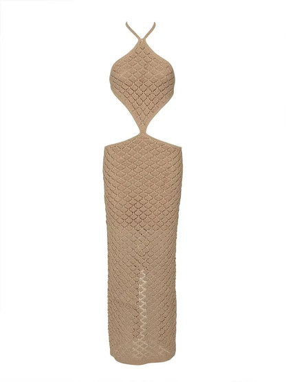 Zomerjurk Backless Halternek Cut-out DetailSexy
