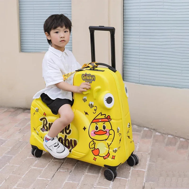 Kinderzitkoffer Scooter met Zitplaats voor Peuter